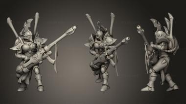 Military figurines Dragon4 3d model
